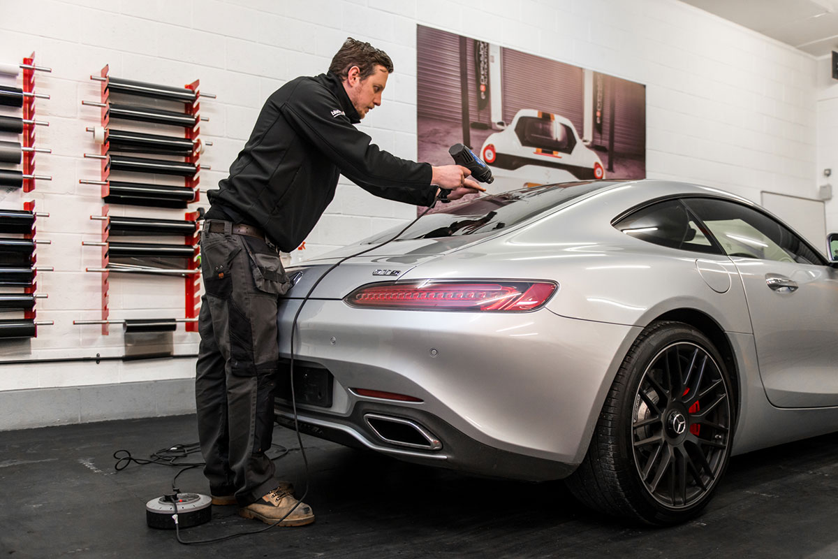 Mercedes-Benz AMG GT getting window tints