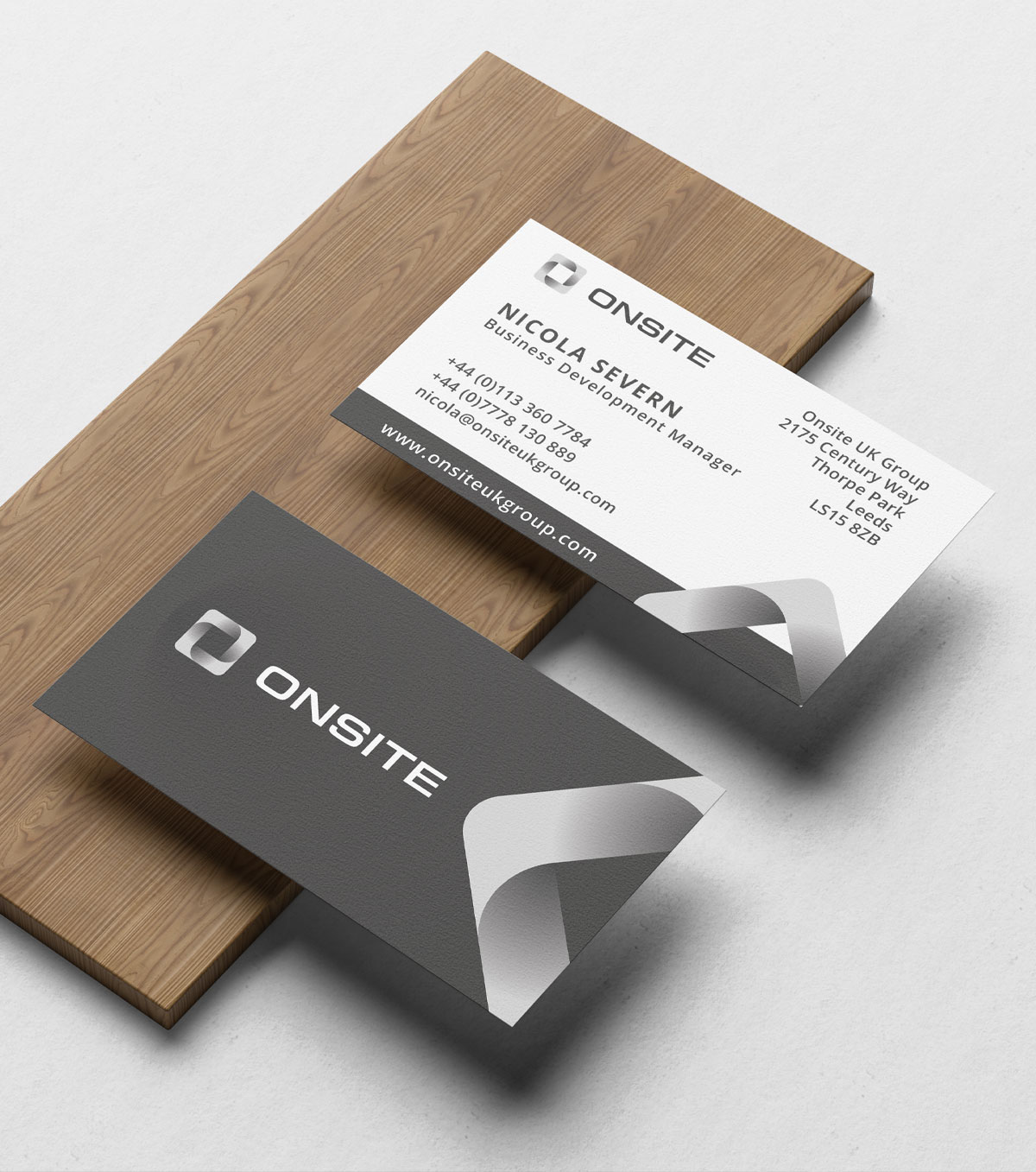 Onsite UK Group Business Cards